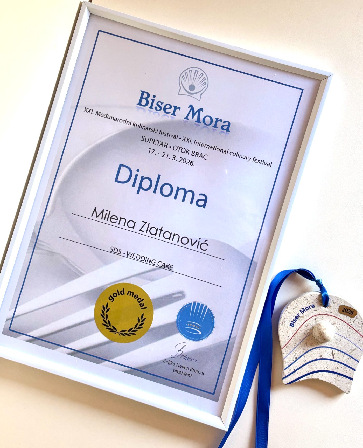 Diploma i medalja